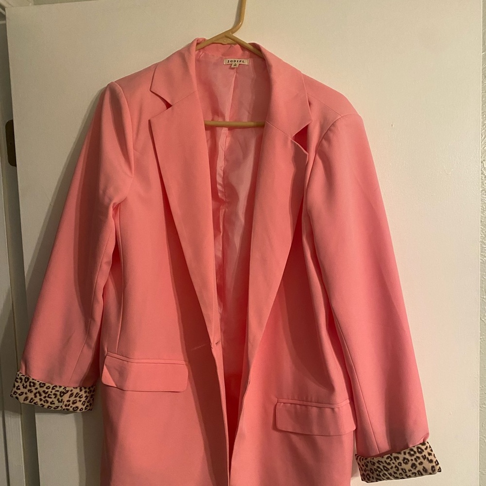 Pink blazer